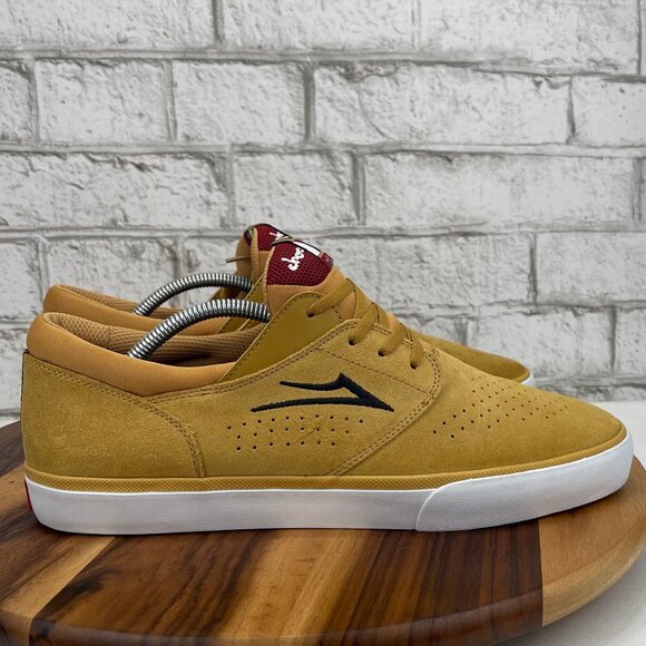 Lakai Fremont Vulc Skate Shoes Mens Sz. 11 DOWN TO DESTROY Chocolate Collab GOLD - Picture 4 of 11